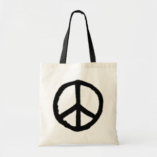 Rough Peace Symbol Tragetasche