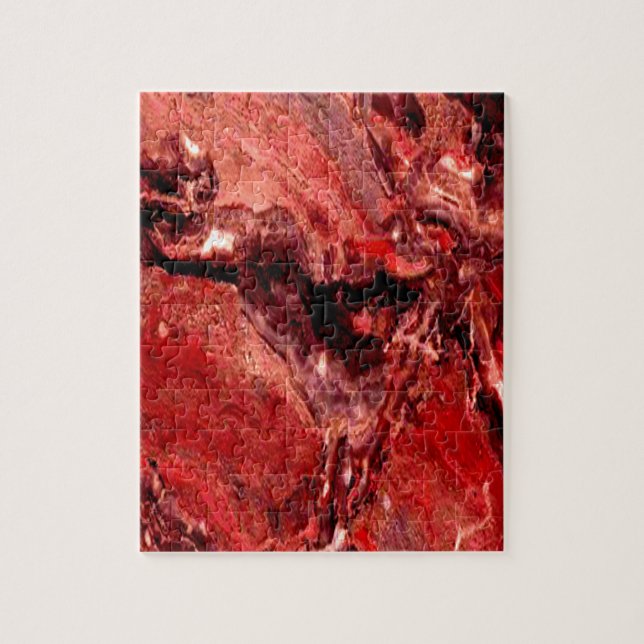Rough Red Rocks Mars Puzzle (Vertikal)