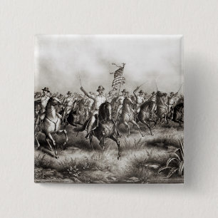 Rough Riders: Oberst Theodore Roosevelt Button