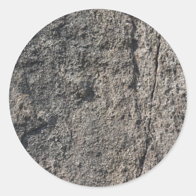 Rough Rocky Oberfläche Runder Aufkleber (Vorderseite)