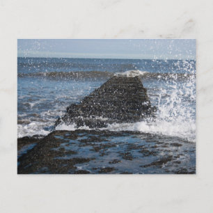 Rough Sea Foto Postcard Postkarte