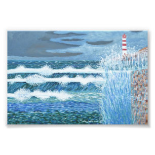 Rough Sea Fotodruck