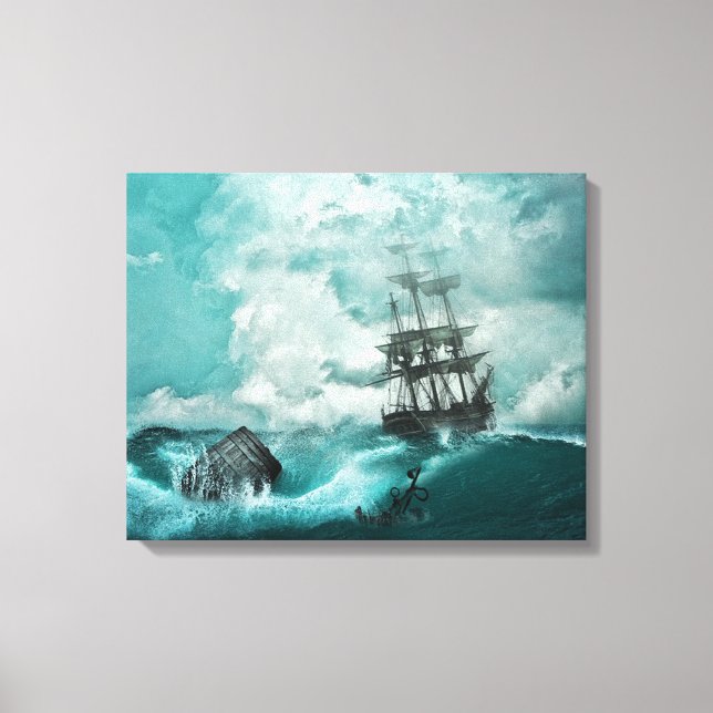 Rough Seas Leinwanddruck (Vorderseite)