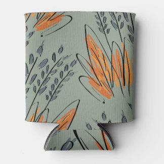 Rough Sketched Grass Ethnic Design Dosenkühler