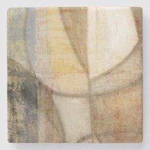 Rough Textured Earth Tone Painting Steinuntersetzer