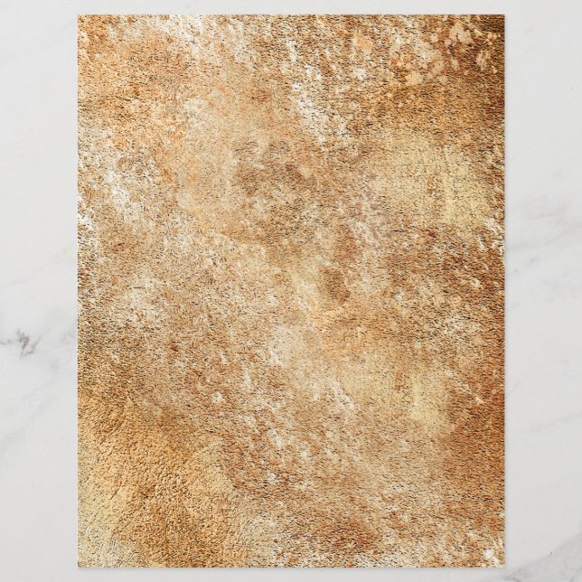 Rough Textured Gold Silver 2 Side Scrapbook Paper (Vorderseite)