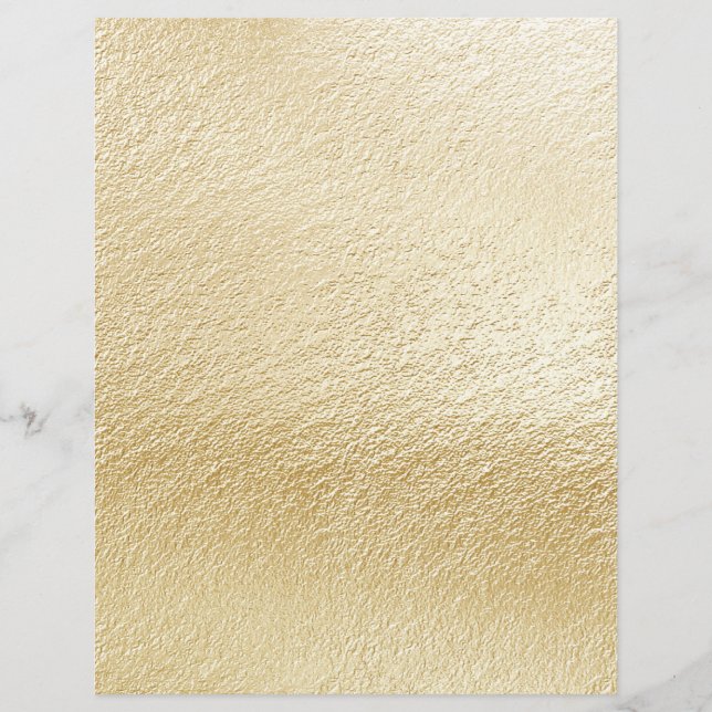 Rough Textured Gold Silver 2 Side Scrapbook Paper (Vorderseite)