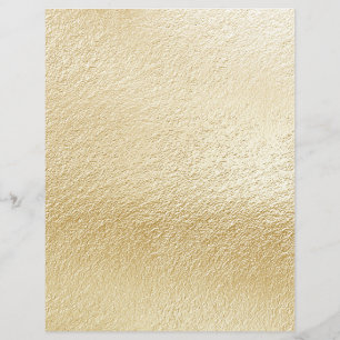 Rough Textured Gold Silver 2 Side Scrapbook Paper