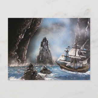 Rough Waters Postkarte