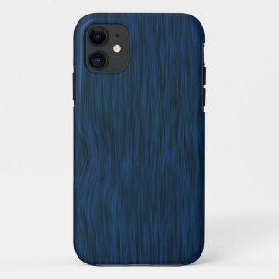 Rough Wood Grain Background in Deep Blue Case-Mate iPhone Hülle