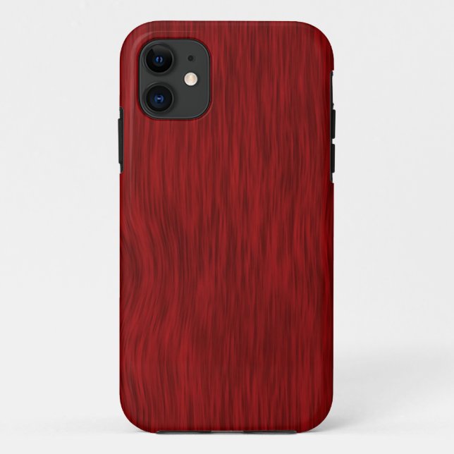 Rough Wood Grain Background - Rot Case-Mate iPhone Hülle (Rückseite)