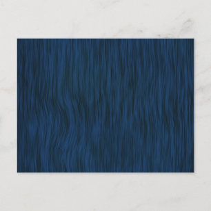 Rough Wood Grain Look Hintergrund Deep Blue Postkarte