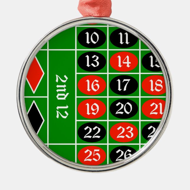 roulette2 ornament aus metall (Vorne)