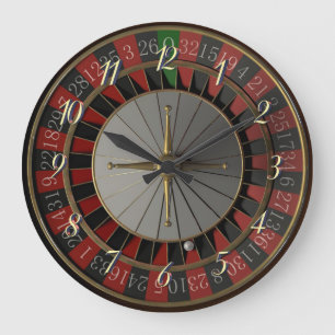 Roulette Große Wanduhr