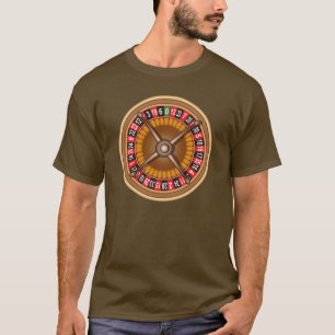 Roulette-Rad-Shirts - wählen Sie Art u. Farbe T-Shirt