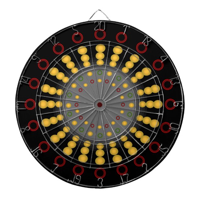 Roulette-Rad-Spiel-Raum-Pfeil-Spieler-Geschenke Dartscheibe (vorne)