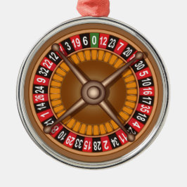 Roulette-Radverzierung Silbernes Ornament