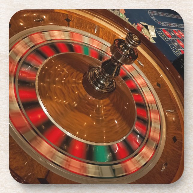 Roulette Spielgeld Casino Las Vegas Untersetzer (Vorderseite)