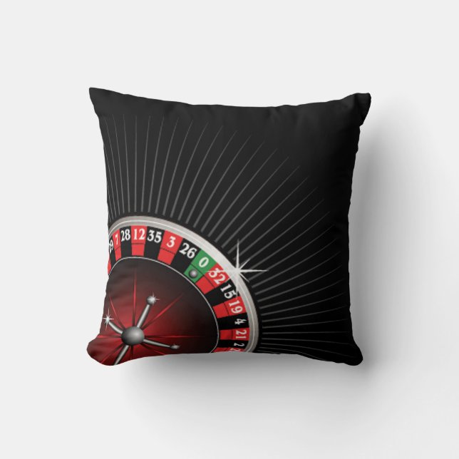 Roulette Wheel Custom Pillow Kissen