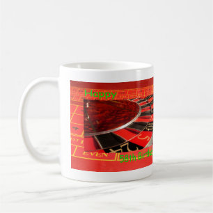 Roulette Wheel Happy 58. Geburtstag Kaffeetasse