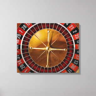 Roulette Wheel Leinwanddruck