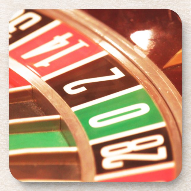 Roulette Wheel Untersetzer (Vorderseite)