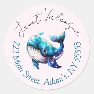 Round address labels runder aufkleber