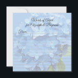Round Blue Hydrangea Blank Advice Wedding Cards Hinweiskarte<br><div class="desc">Ratenkarte für die Neuvermählten. Blank blaue hydrangea runde oder quadratische Karten mit individueller Formulierung oben. Es gibt Linien,  mit denen die Gäste lustige Ratschläge für das Paar verlassen haben. Wählen Sie runde oder quadratische Karten - die mit weißen Umschlägen geliefert werden.</div>