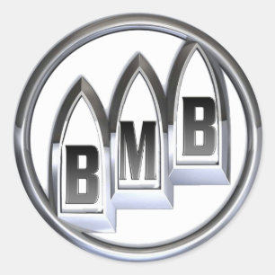 Round Buick MacKane Logo-Aufkleber Runder Aufkleber