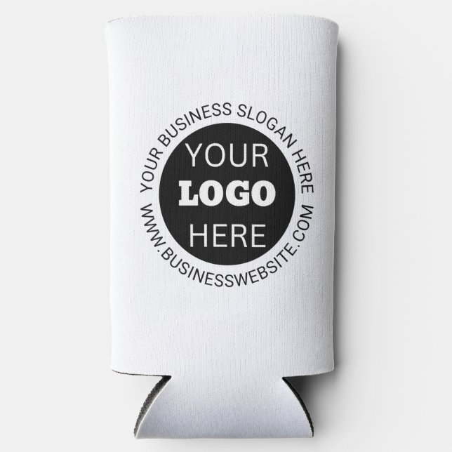 Round-Business-Logo Selters Dosenkühler (Vorderseite)