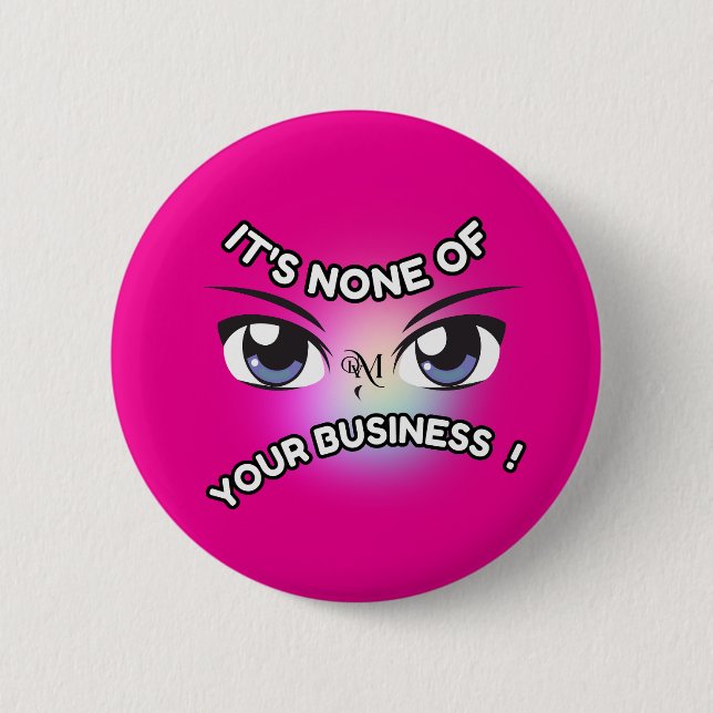 Round Button : Keiner von Ihnen (magenta) (Vorderseite)