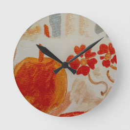 ROUND CLOCK RUNDE WANDUHR