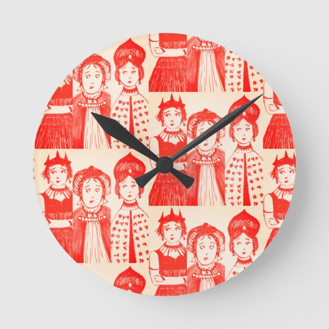 Round Clock Runde Wanduhr (Vorderseite)