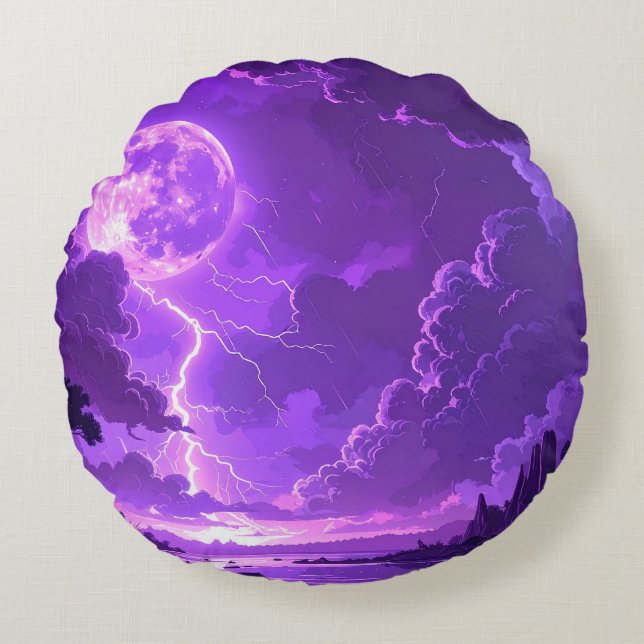 Round Cushion Rundes Kissen (Vorderseite)