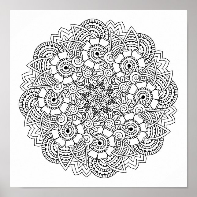 Round-Design-Doodle 2 Poster (Vorne)