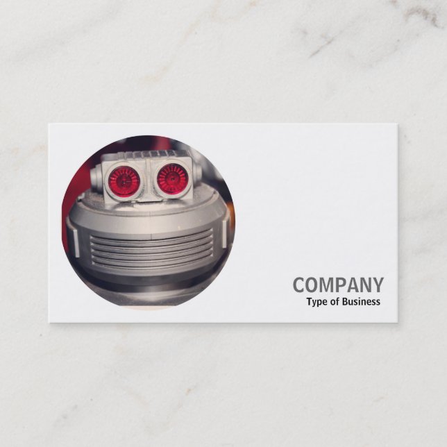 Round Foto - Roboter Visitenkarte (Vorderseite)