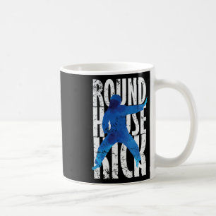 Round House Kick Kickboxen Taekwondo Kaffeetasse