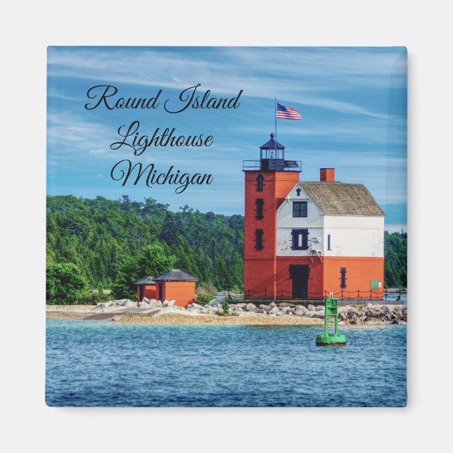 Round Island Lighthouse Magnet (Vorne)