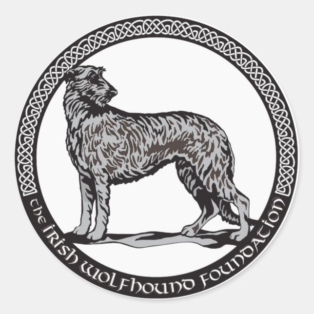 Round IWF Logo-Aufkleber Runder Aufkleber (Vorderseite)