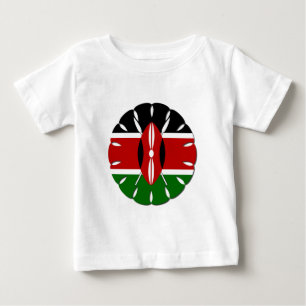 Round Kenyan Motif: Ein nationales Symbol Baby T-shirt