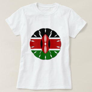 Round Kenyan Motif: Ein nationales Symbol T-Shirt