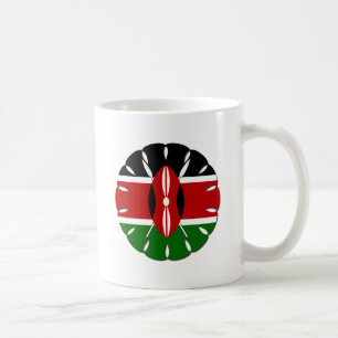 Round Kenyan Motif: Ein nationales Symbol Tasse