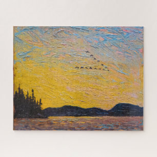 Round Lake Mud Bay   Tom Thomson   Puzzle