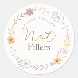 Round-Logo-Aufkleber Runder Aufkleber