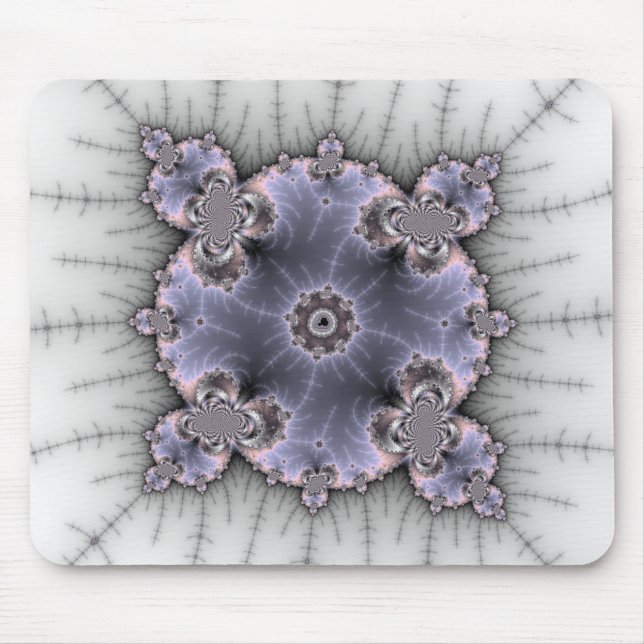 Round Mandelbrot - Fraktal Mousepad (Vorne)