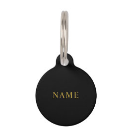 Round Pet ID Tag with Your Pet’s Name Engraved Haustiermarke