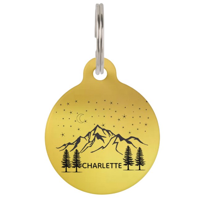 Round-Pet-Tag Haustiermarke (Vorderseite)