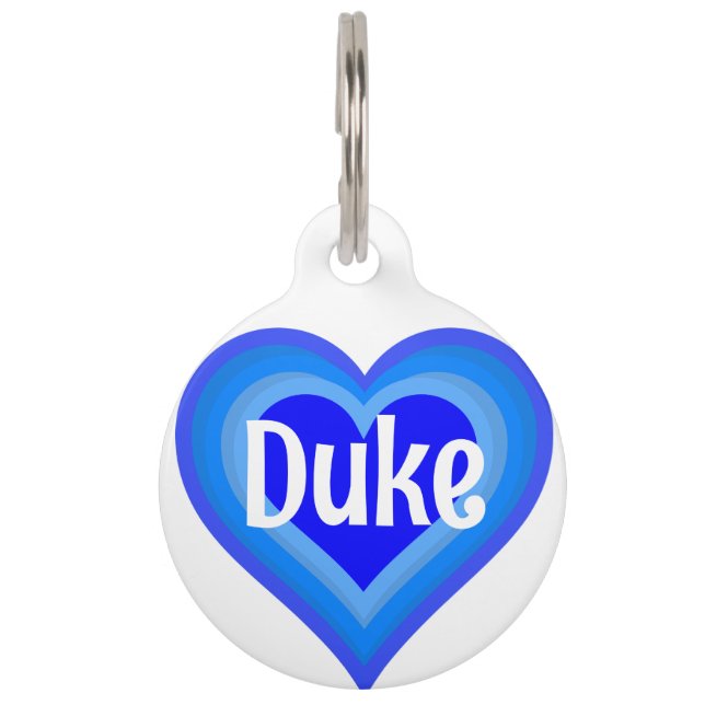 Round-Pet-Tag Haustiermarke (Vorderseite)