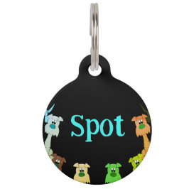 Round-Pet-Tag Haustiermarke