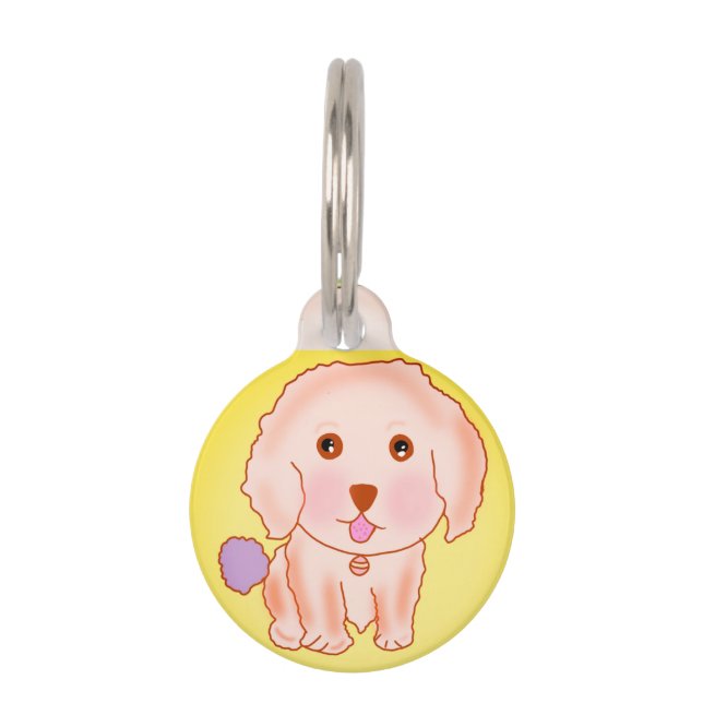 Round-Pet-Tag Haustiermarke (Vorderseite)